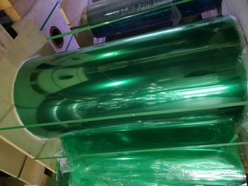 Acceptera Custom Green Bopet Polyester Färg Pet Green Film