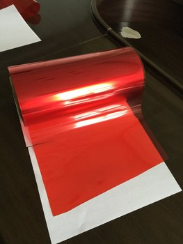 Tillverkare Red Color Pet Sheet Polyester Film